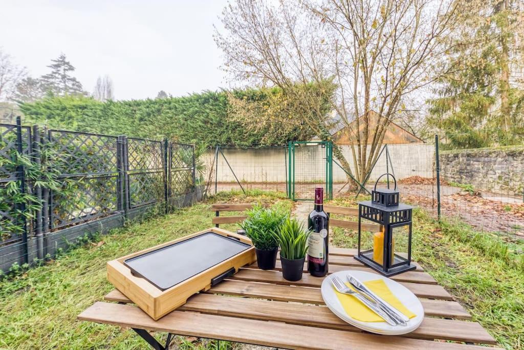 Baulne Cocoon - Jardin - Boite A Cle - Wi-Fi 아파트 외부 사진